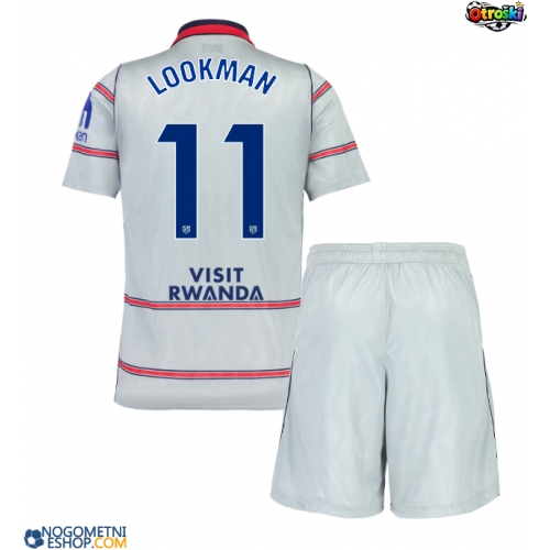 Otroški Nogometni dresi Atletico Madrid Ademola Lookman #11 Tretji 2026-27 Kratek Rokav (+ Kratke hlače)